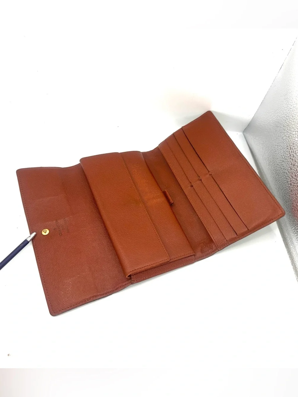 Louis Vuitton Brown Monogram Canvas Continental Wallet